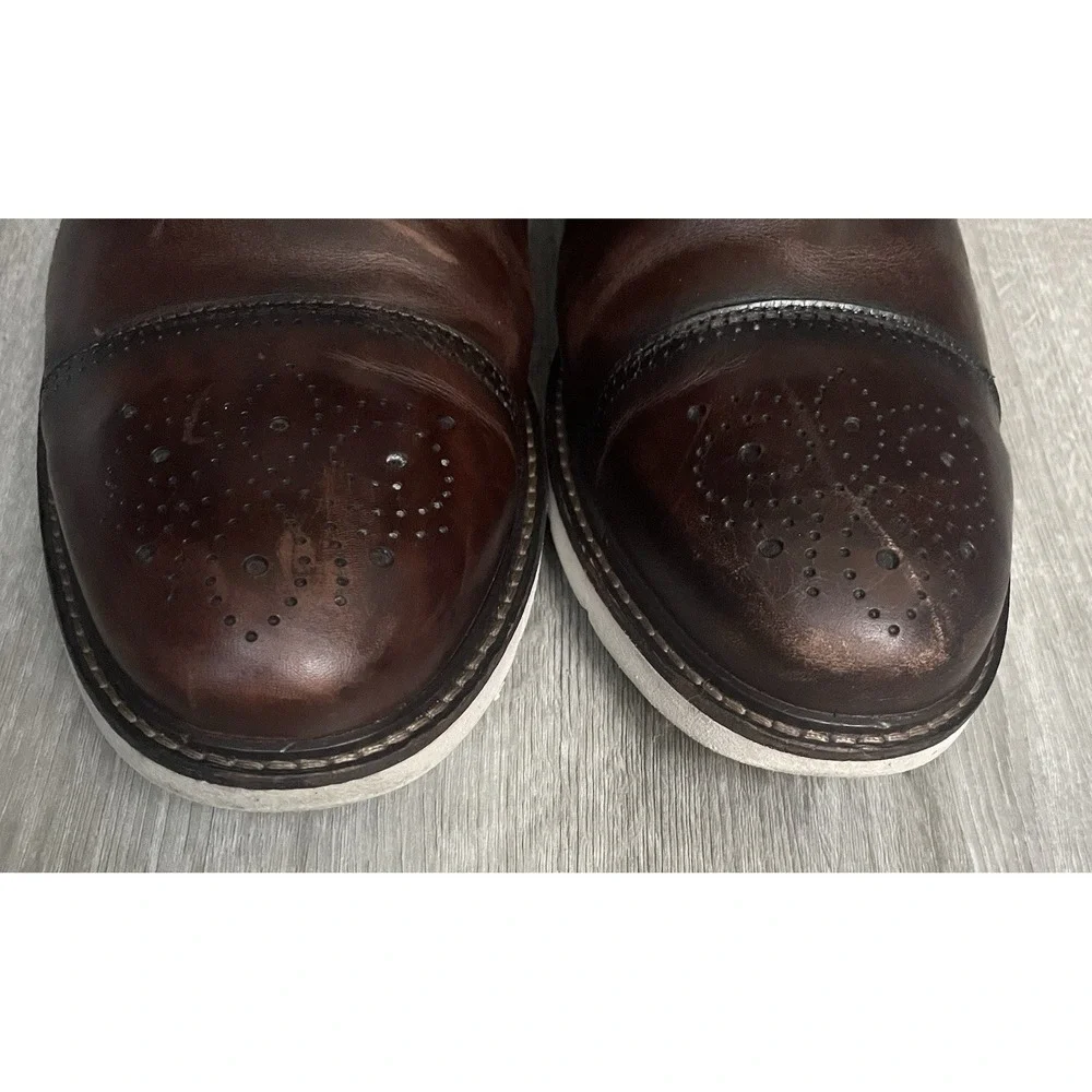 Belvedere Studio Wingtip Leather ‎ Oxford Shoes Men's 11